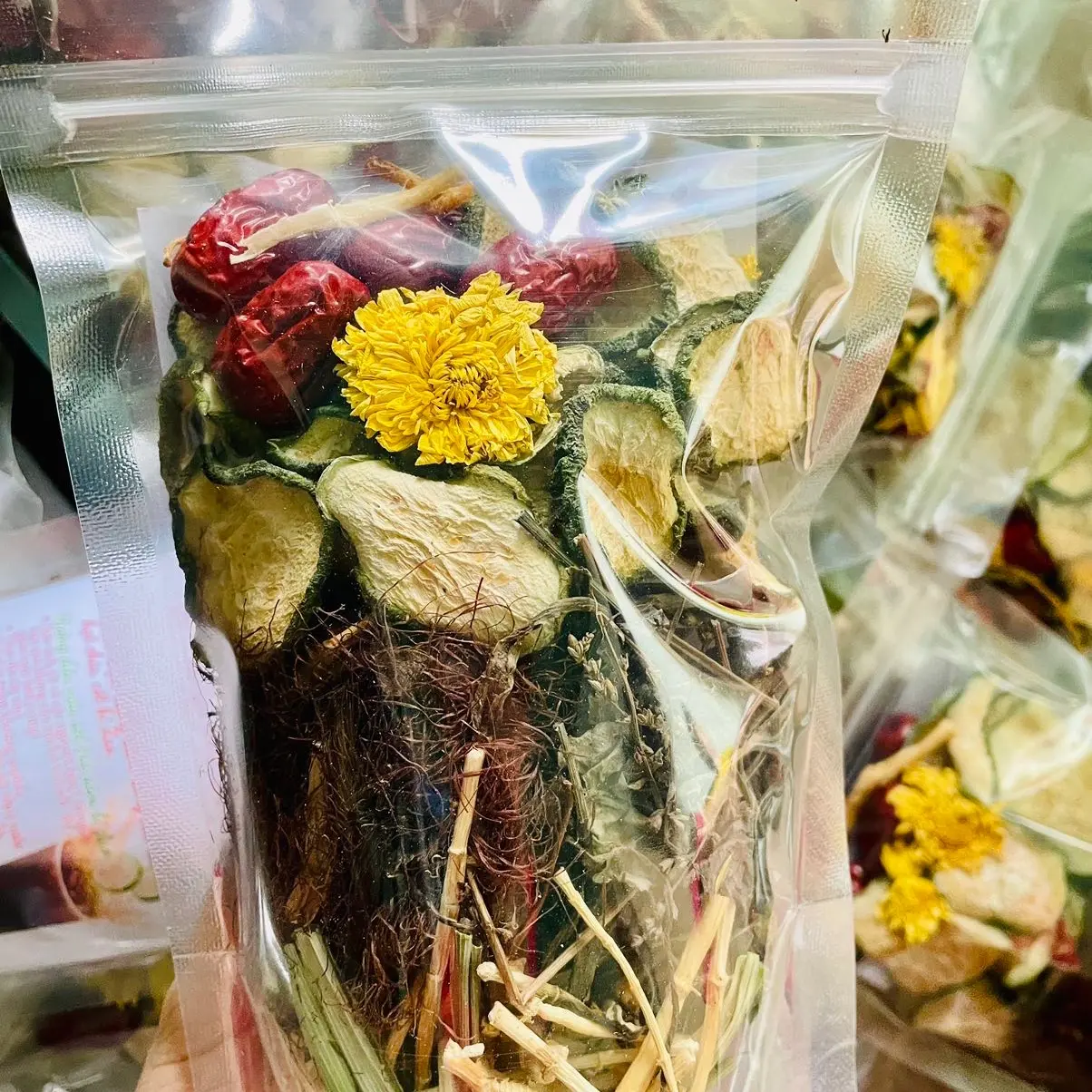 Combo 5 set nguyên liệu trà bí đao hạt chia