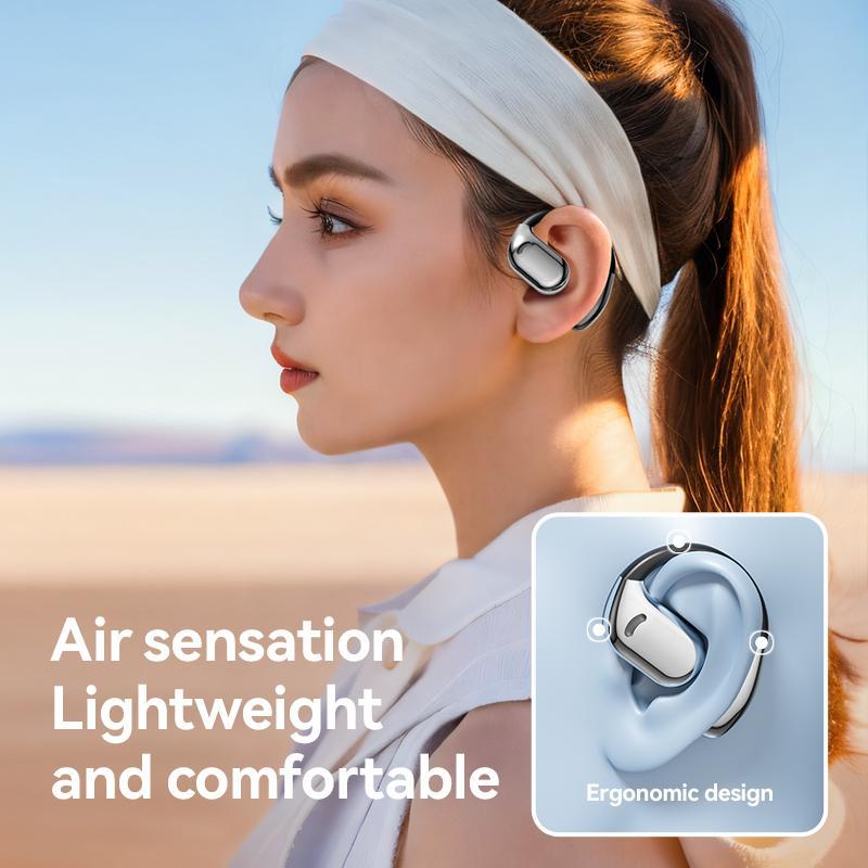 Open-ear Design Wireless Earphone, Rechargeable Earbuds with Charging Case, Bluetooth-compatible Earphone for Sports, Gaming, Running, Calling 5