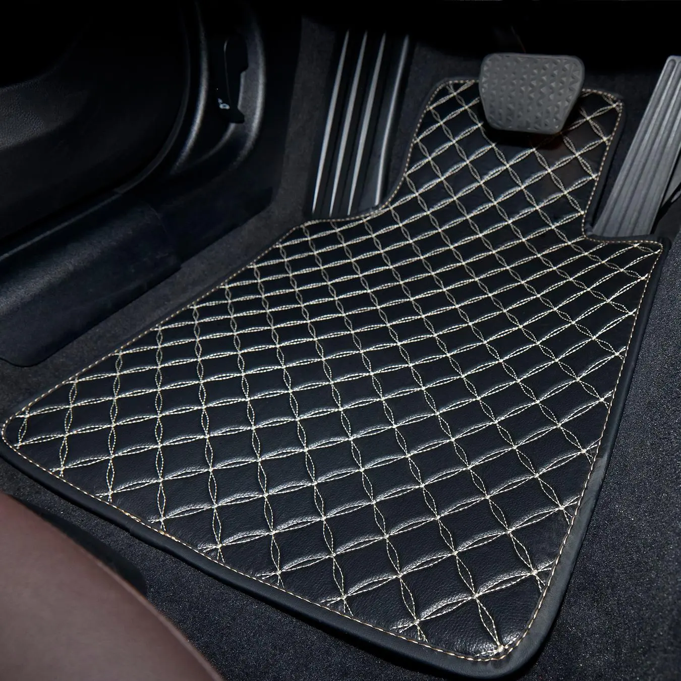 Car Universal Floor Mat, Anti-slip Car Floor Mat, Full Coverage Car Interior Floor Mat, Universal Car Interior Accessories for Left/Right Steering Wheel