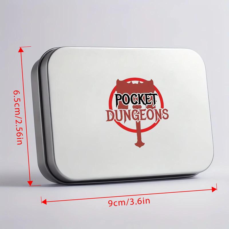 Product Introduction of Pocket Dragon & Dungeons Adventure Set, 1 Box Portable Role Playing Game, Simple Paper Role Playing Game, Lightweight Tabletop RPG Accessories 1