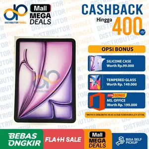 [Live Exclusive] Apple iPad Air 7 M3 13-inch 11-Inch  WiFi 1TB 512GB 256GB 128Gb Garansi Apple