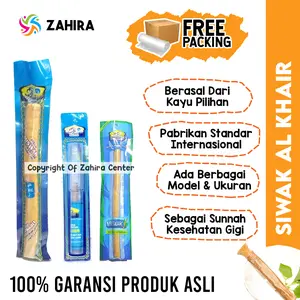 Siwak Basah Al KHAIR HOLDER Premium Asli Arab Sunnah Gigi Menjaga Kesehatan Mulut Jumbo Besar