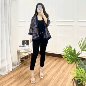 CARDIGAN OUTER MOTIF BOHEMIAN PENDEK / Cardigan Pendek wanita bahan katun Rayon ORY BY TOKO ANFASHA