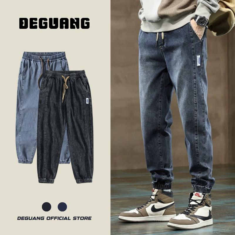 Quần Jean Nam Jogger Cạp Chun Dây Rút Quần Bò Jean Co Giãn Mặc Đi Làm Đi Chơi Thoải Mái [BGJ-099]