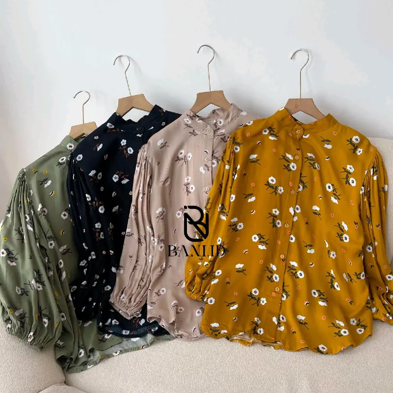 FLOWRA PUFFY BLOUSE RAYON LENGAN BALON 4