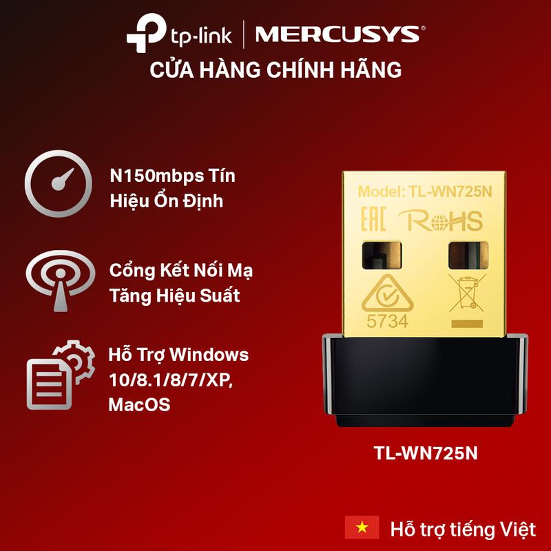Bộ Chuyển Đổi USB Wifi TP-Link TL-WN725N Chuẩn N 150Mbps usb wifi