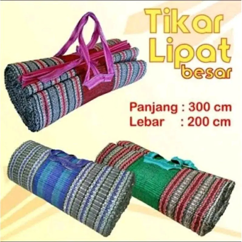 TIKAR HAJAT 200 CM X 300 CM  - TIKAR LIPAT SERBAGUNA - TIKAR LIPAT GULUNG 0