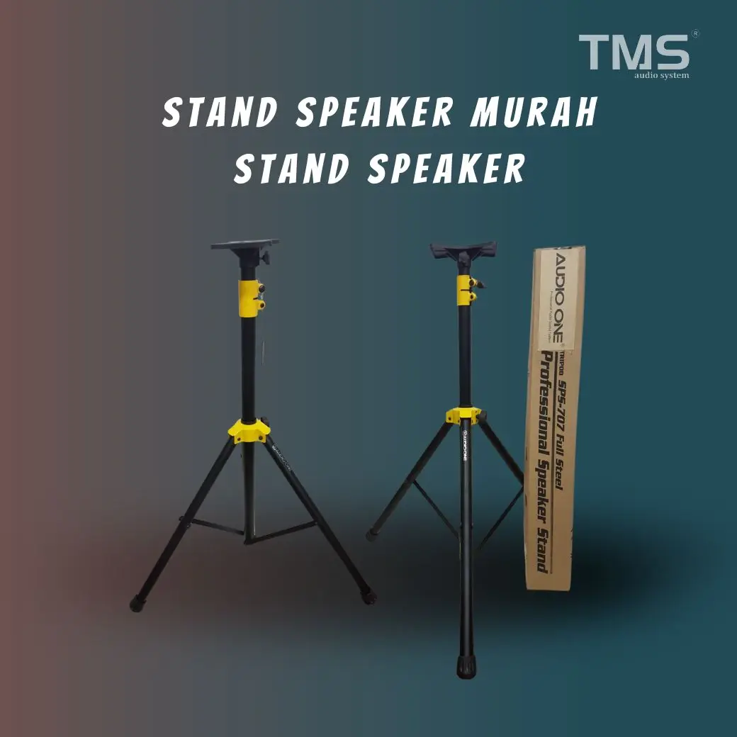 ( Accessories ) 2pcs Stand Speaker Aktif | TMSAUDIO