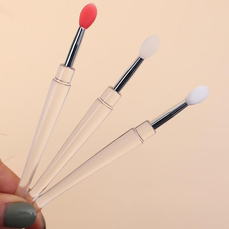 Cọ Môi Mềm Có Nắp Đậy, Đầu Silicon, Dụng Cụ Bôi Môi, Son Môi, Mỹ Phẩm, Cọ Trang Điểm Làm Đẹp Cho Nữ 7
