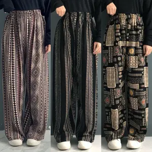 Celana Kulot Hommy Rayon isi 3PCS Viral Terbaru Motif RANDOM Ukuran Premium All Size Cocok hingga 75 kg Panjang 95 cm Bahan Rayon