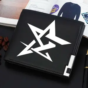 Dompet Pria Dompet Dewasa wallet import Leather PU Dompet Anak Dompet Lipat Pria Motif Y2K STARS