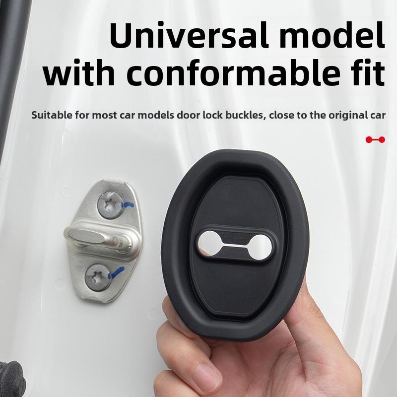 Product Introduction of Car door lock buckle protection pad suitable for Hyundai Mingtu Yuedong Yuenarina Lingdong Elantra shock-absorbing cushion pad car protective equipment 4
