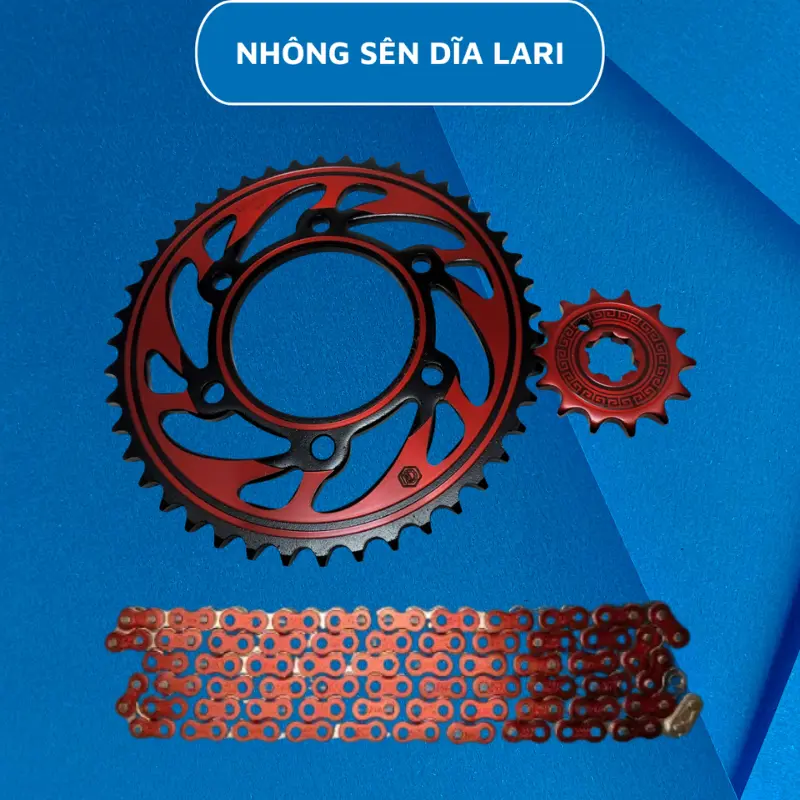 Nhông sên dĩa Ex150, bộ nsd exciter150 nhiều màu, hàng Thái Lan cao cấp, bảo hành 6 tháng