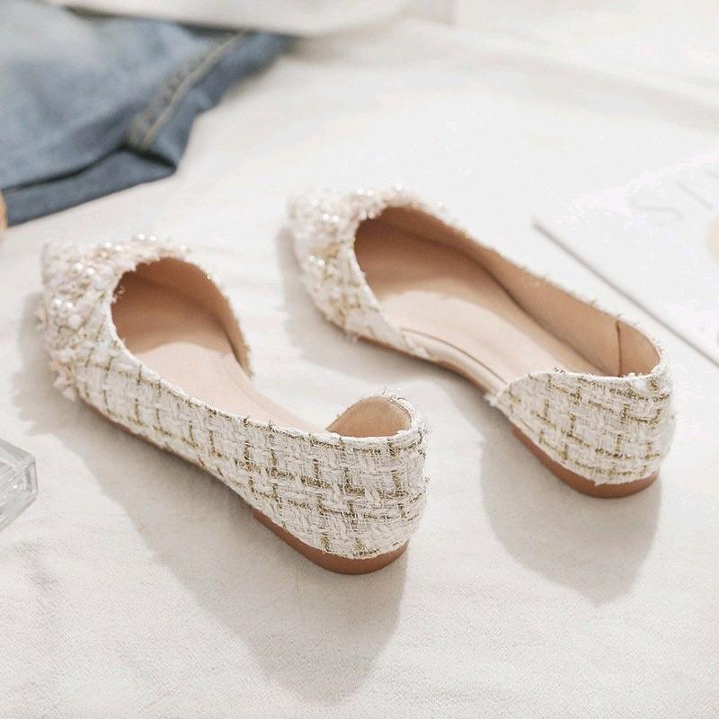 Giày búp vê GV cao cấp (phom 1.5 chân gầy chân Bt đặt lùi 1size giúp shop ạ) Nữ Giày Bệt 2