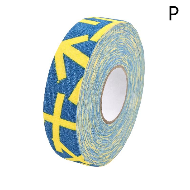 Product Introduction of 2.5CM*25M Ice Hockey Grip Tape Anti-slip Colored Athletic Sport Tape Polyester Wear-resistant Hockey Stick Tape Athletic Bandage 38