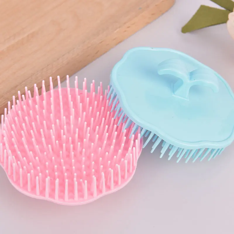 Bàn Chải Gội Đầu, Bàn Chải Da Đầu Dành Cho Người Lớn, Lược Keo Mềm, Mát Xa Đầu Da Đầu Tóc Dài 1