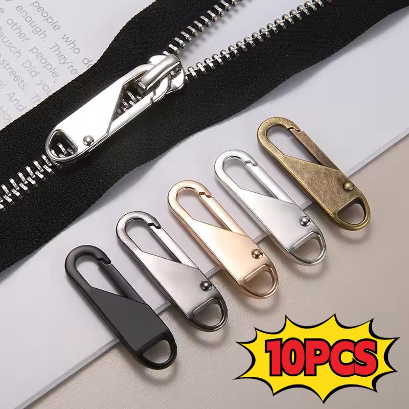 1/3/5/10PCS Kit Perbaikan Universal Instan untuk Penggantian Ritsleting Tas Perjalanan, Koper, Tenda, Ransel yang Rusak