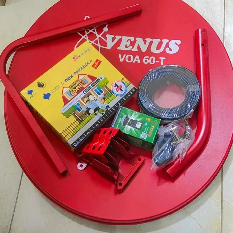 payung parabola venus 1 set / dengan receiver nex/LGstars 1