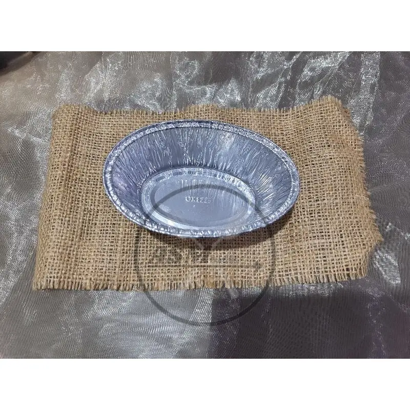 Aluminium Foil Oval OX1225 TANPA TUTUP untuk makaroni schottel / lasagna / cetakan kue dll 1