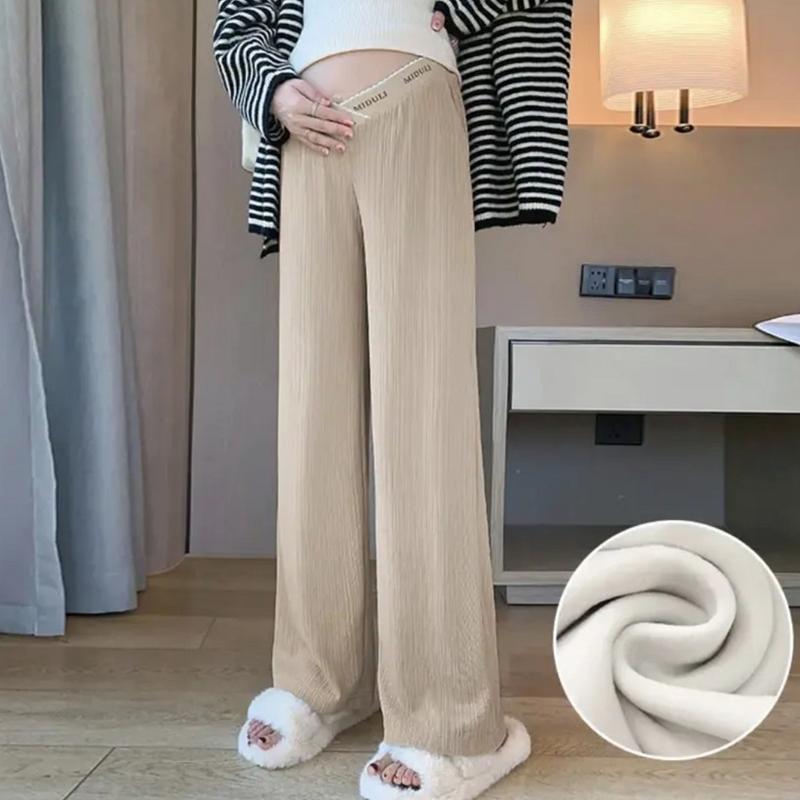 Product Introduction of Quần bầu ống suông Tăm Thái, Cạp Chéo co dãn thoải mái cho Mom Váy Bầu Đầm Bầu 2