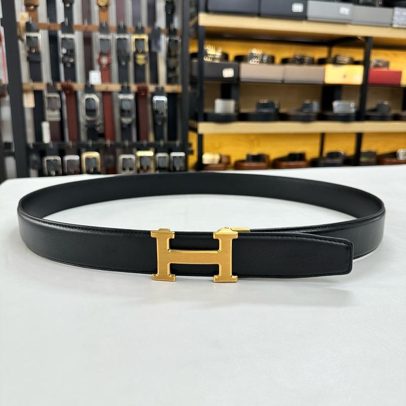 Thắt lưng nam khóa inox, da bò mill, khóa chữ H kiểu khóa tự động, 3.5cm