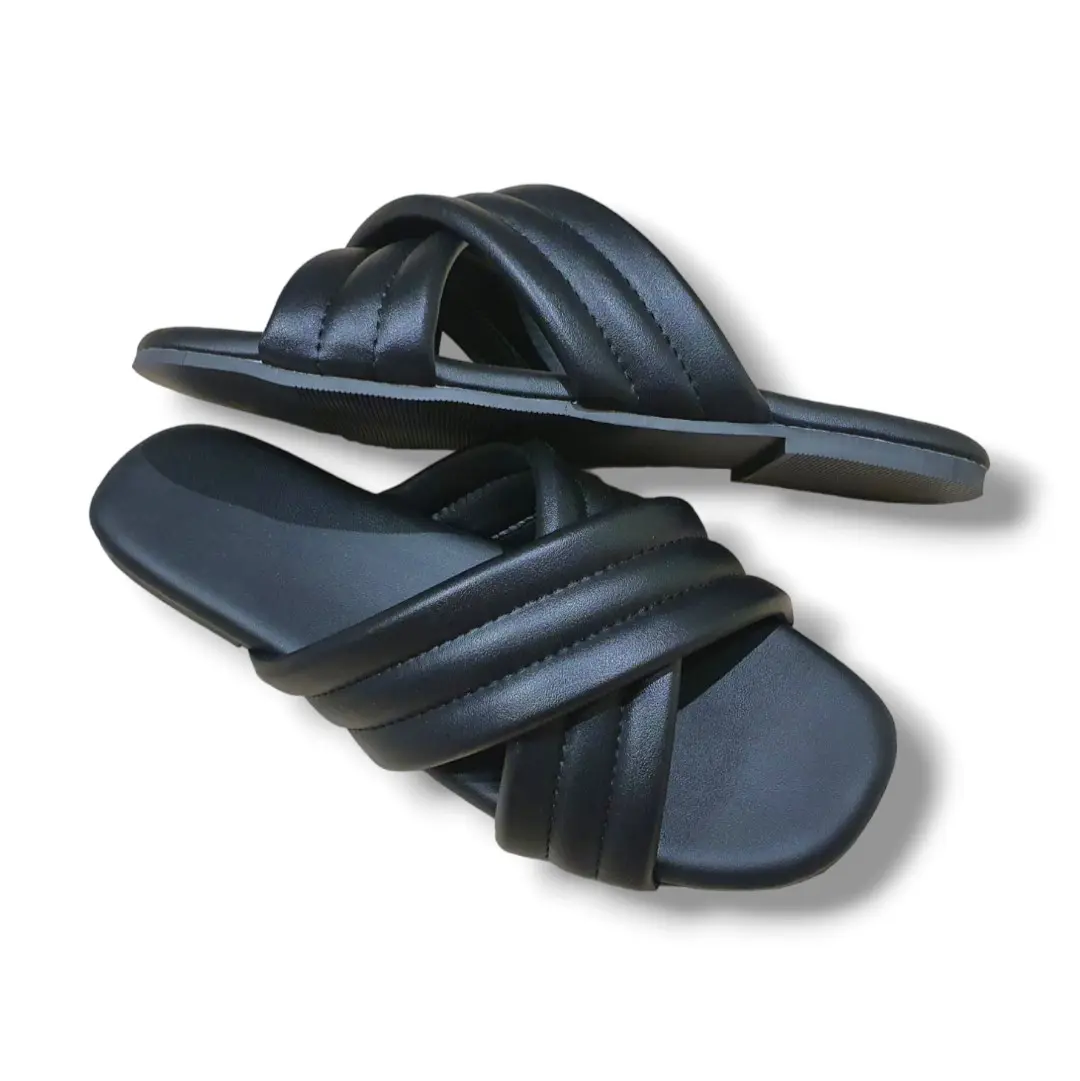 Sandal Sendal Wanita Flat Silang 2 Big Size Jumbo Size Custom Size Request Kaki Gendut