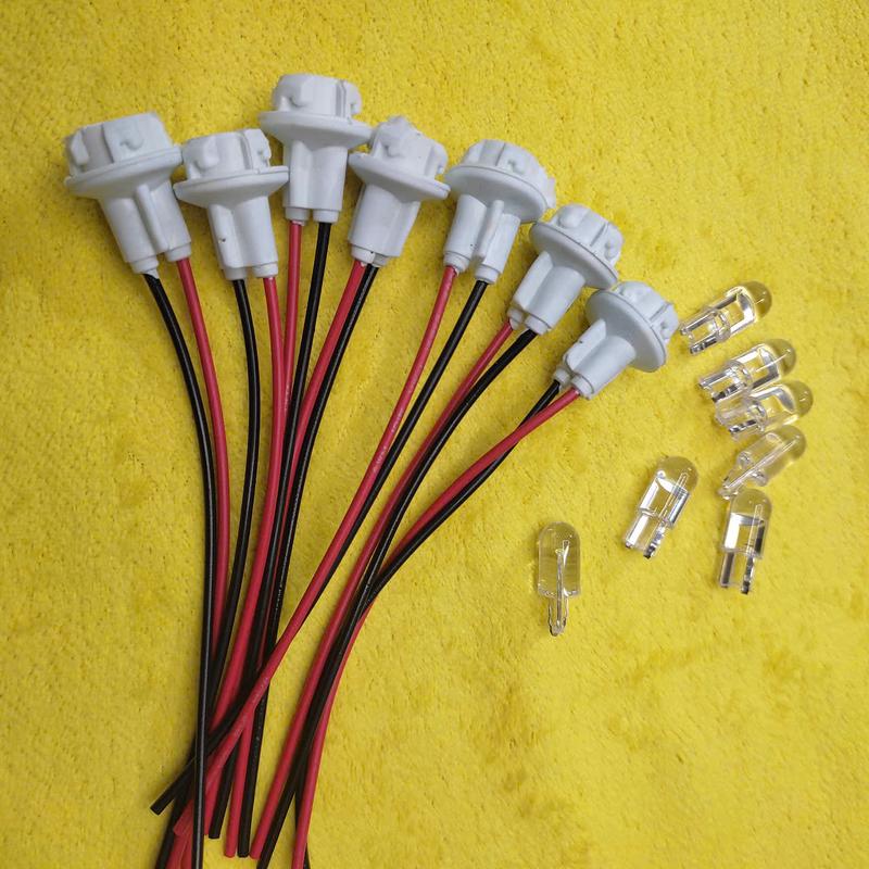 Product Introduction of [VG280] Combo 7 chuôi đèn + 7 đèn LED T10 gắn các dòng xe máy Phụ Kiện Phụ Tùng 1