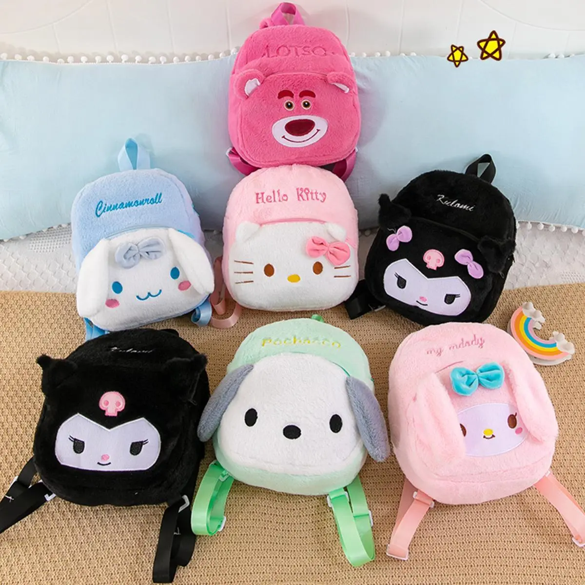Cartoon Kulemi Merlot Children'S Small Schoolbag Plush Toy Cute