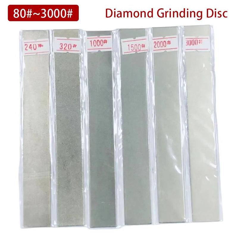 Product Introduction of 1Pcs Durable 80-3000Grit Grinding Strip 150x20mm Abrasive Polishing Disc Electroplated Emery Sharpening Plate Glass Stone Chamfer Jade Amber Carving 12