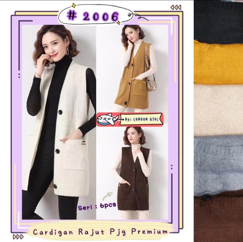Product Introduction of B5508 - Outer Cardigan Rajut Import Premium 0
