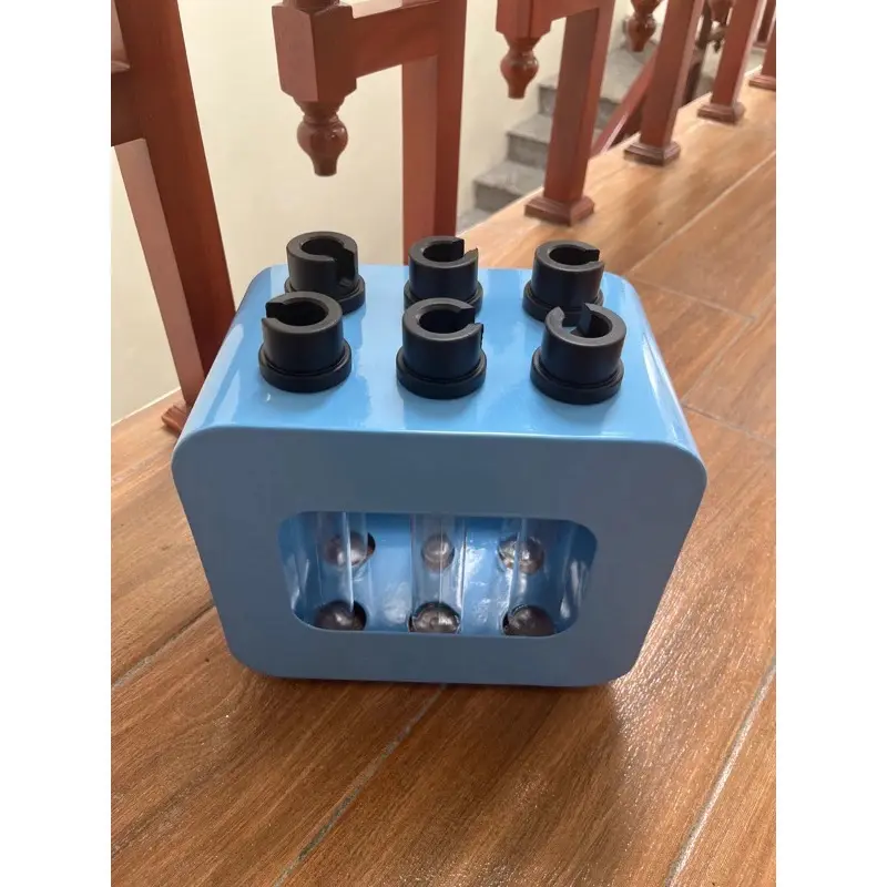 ￼Hộp ngâm optic 6 Ống cho phòng thí nghiệm