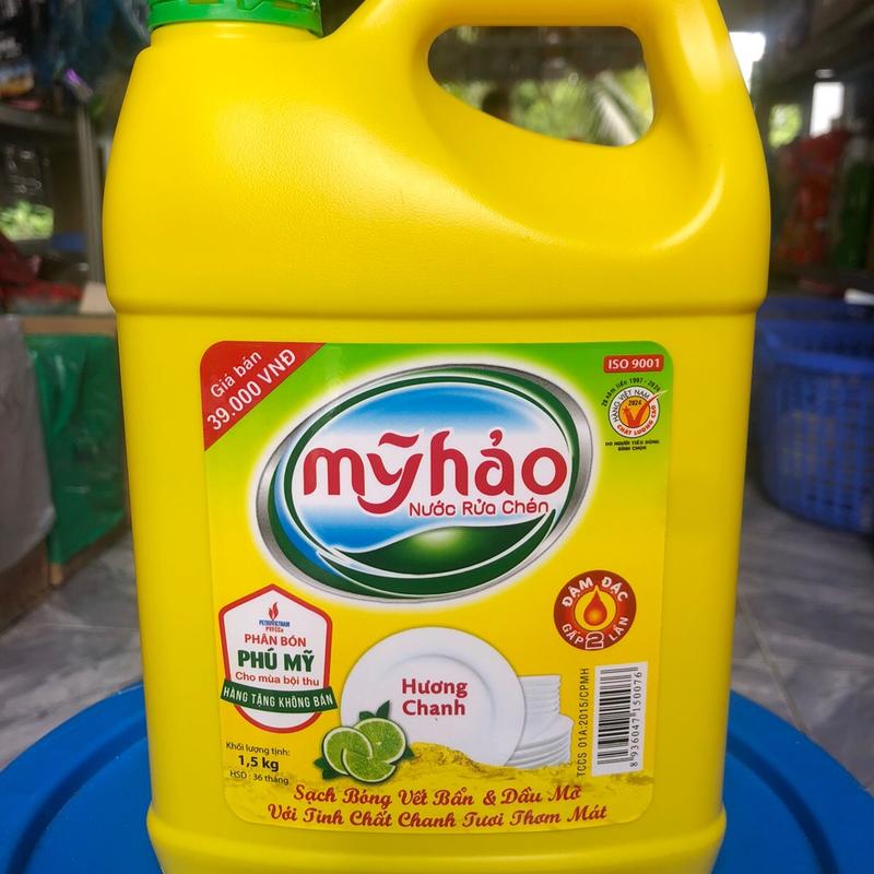 Nước Rửa Chén Mỹ Hảo Hương Chanh 1,5 kg - Làm Sạch Hiệu Quả 7