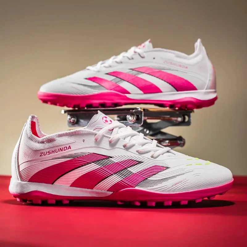 Indoor Men Football Shoes Fast Society Cleats Soccer Shoes TF/FG Grass Training Football Field Boots Outdoor Sneaker Non Slip