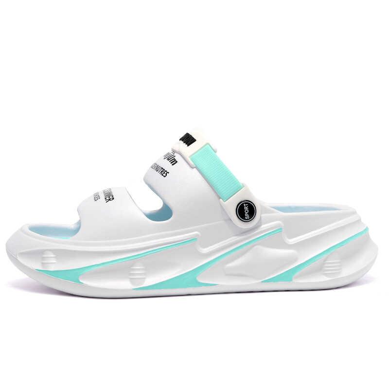 Product Introduction of 【Water shoes】 Sandals men in summer 2024 fashionable breathable height increasing non slip versatile for couples outdoor open toe trendy slippers Boy Footwear Walking Shoes Comfort 2