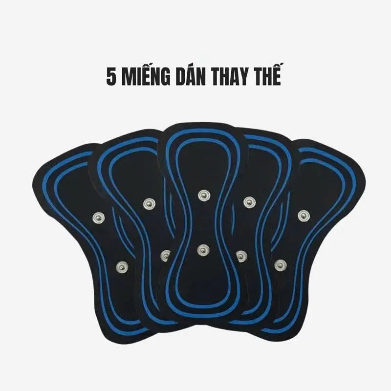 Combo 5 Miếng Dán Lẻ Máy Massage Xung Điện Loại 8 Chế Độ - 19 Cường Độ ( KHÔNG KÈM MÁY ) 0