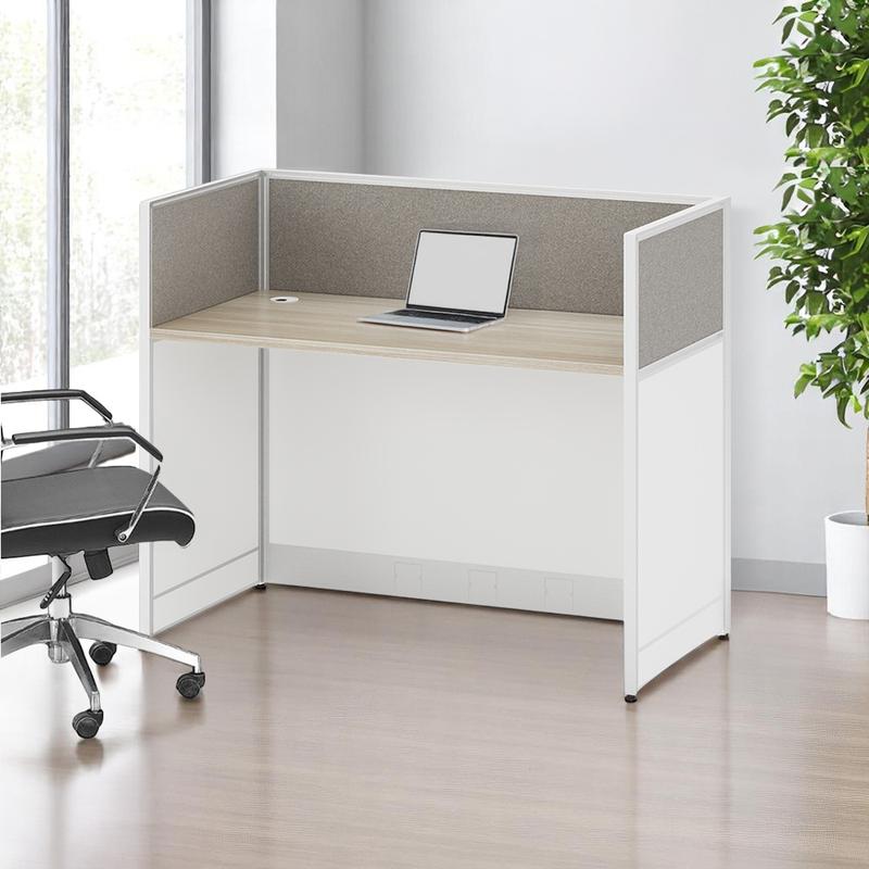 Informa Maven Meja Kantor 1s - Abu-abu/cokelat Oak - Shop | Tokopedia