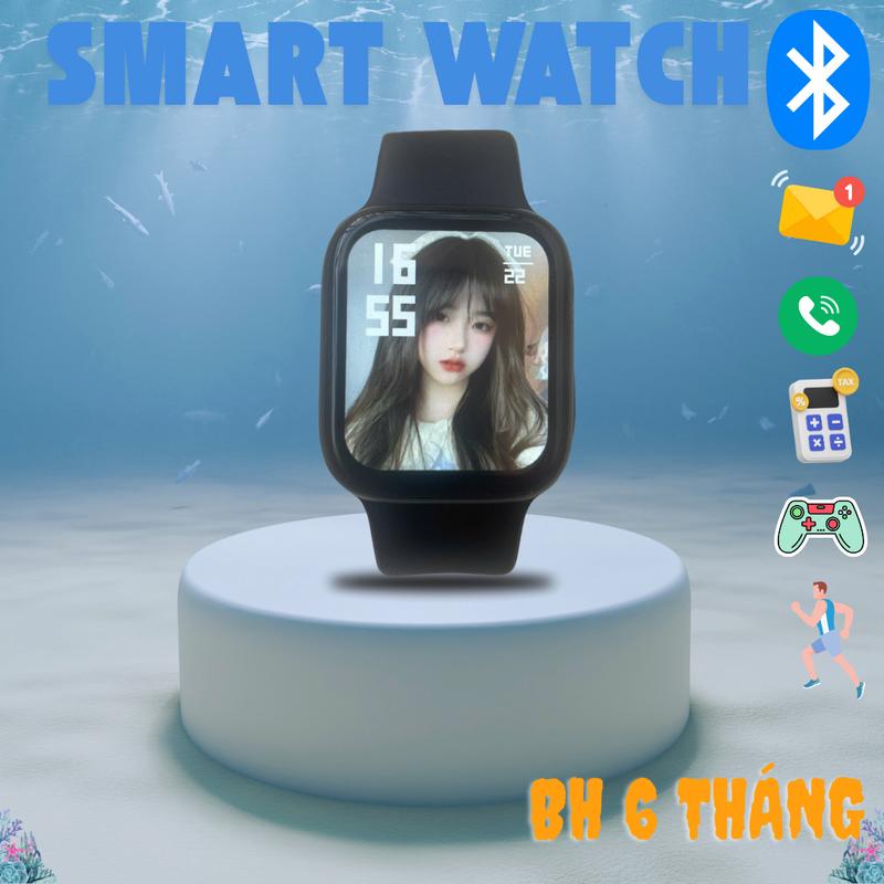 Đồng Hồ Thông Minh T800 ProMax Viền Nhám -Màn hình AMOLED thay hình nền cá nhân rất nét đo sức khỏe nghe gọi 2 chiều qua bluetooth KHÔNG LẮP SIM