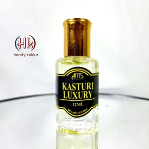 AROMA KASTURI LUXURY - PARFUM SHALAT 12ML FULL BIBIT MURNI PARFUM OLES (BY.AMS)
