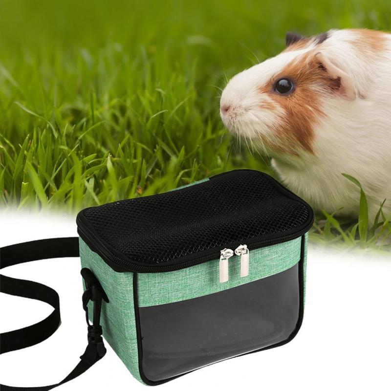 Product Introduction of Hamster Carrier Bag with Removable Liner Pet Travel Bag Transparent Window Hedgehogs Chinchillas Ferrets Small Pet Carrier Bag 13
