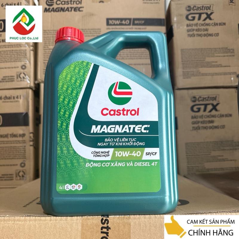 CASTROL MAGNATEC 10W40 API SP Dầu nhớt công nghệ tổng hợp cho động cơ máy xăng senfine co 9