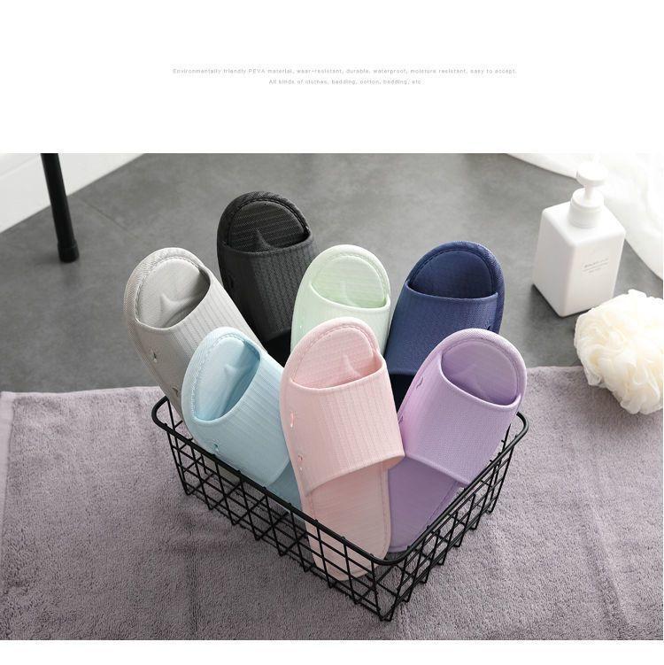 Product Introduction of Dép Đi Trong Phòng Tắm Chống Trượt, Dành Cho Phụ Nữ Và Nam Giới, Đế Mềm, Nhanh Khô, Trong Nhà, Im Lặng, Dép Đôi, Hàng Mới Về Năm 2024, Thích Hợp Sử Dụng Tại Nhà 4