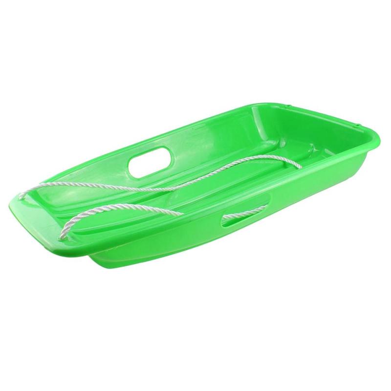 Xe trượt tuyết PE với dây thừng, Toboggan tuyết mùa đông, trượt tuyết ngoài trời, trượt tuyết trượt tuyết, xe kéo, đồ chơi quà tặng Giáng sinh tốt, thích hợp cho trẻ em và người lớn, món quà Giáng sinh 7
