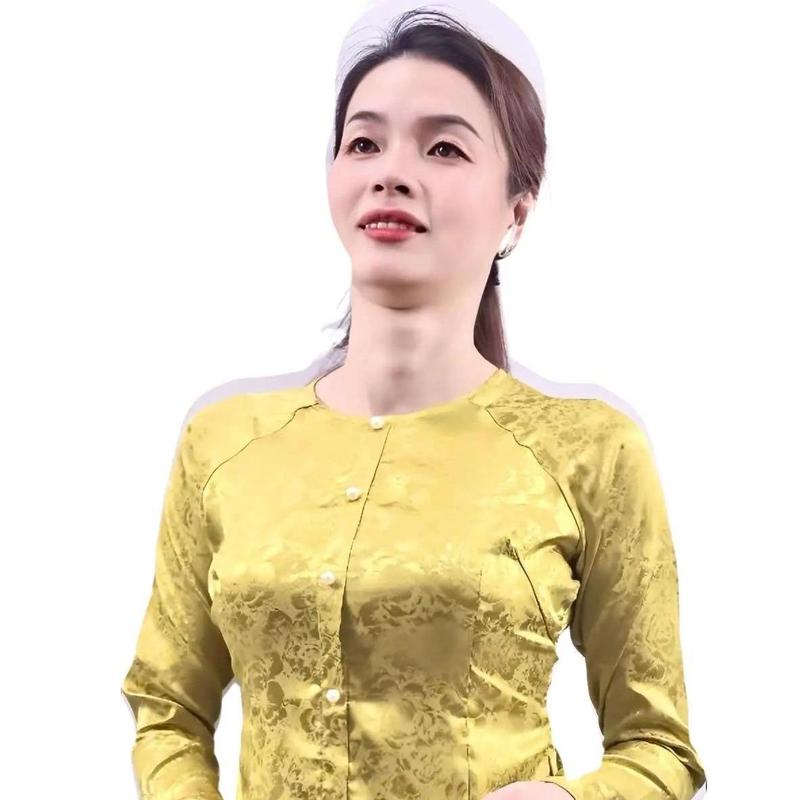 SÉT BỘ BÀ BA TRUYỀN THỐNG GẮM HOA,QUẦN LỤA LATIN KÉT HỢP TÚI TRONG, PHONG CÁCH HIỆN ĐẠI TRẺ TRUNG, PHONG CÁCH TRUYỀN THỐNG, LỊCH LÃM XINH ĐẸP, TẶNG KÈM 1 CỘT TÓC XINH Nữ Women Nữ Women 8