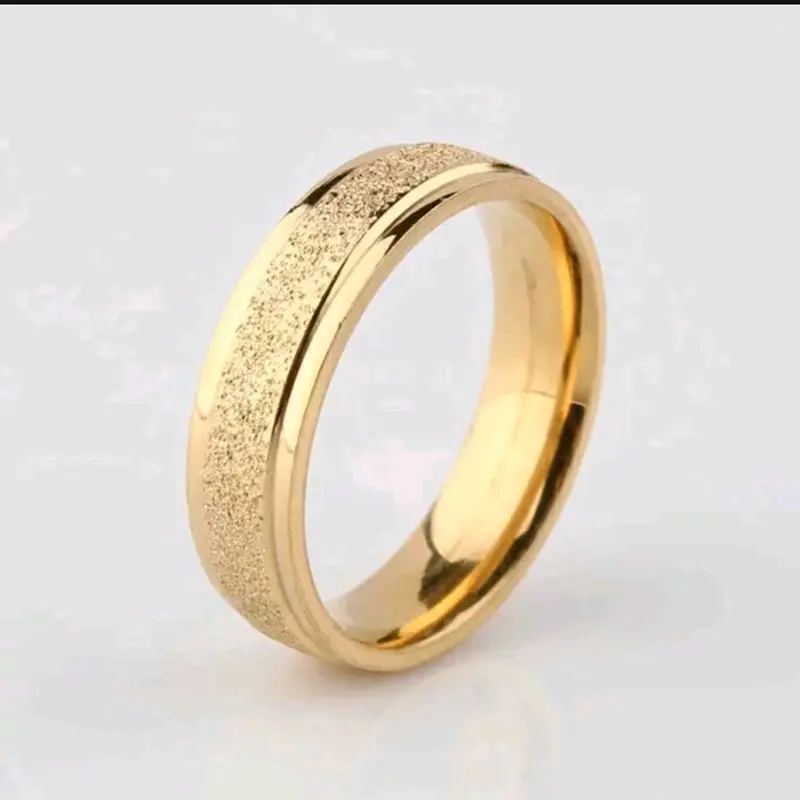 Cincin Pasir Terbuat dari koin anti luntur Anti karat,perhiasan berlapis emas 24 K gold perhiasan 1