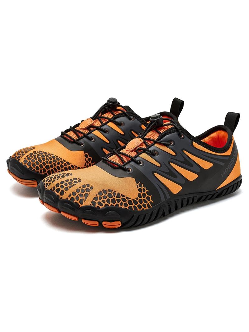 Product Introduction of Men's Colorblock Lace Up Low Top Sneakers, Casual Sporty Running Shoes, Breathable Comfortable Non-slip Sneakers for Daily Wear 14