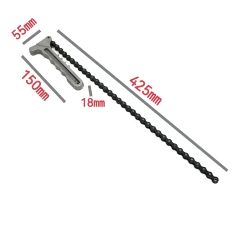 High Quality Adjustable Spanner Plier Grip Key Wrench Remover Tools Car Engine Oil Filter Chain Durable Car Repair Tools 2
