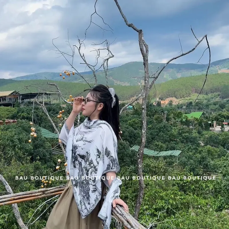 Khăn Choàng Satin Lụa Mỏng Nhẹ | Khăn Quàng Cổ Thời Trang Nữ | Khoác Váy, Áo Dài, Dạo Phố 4