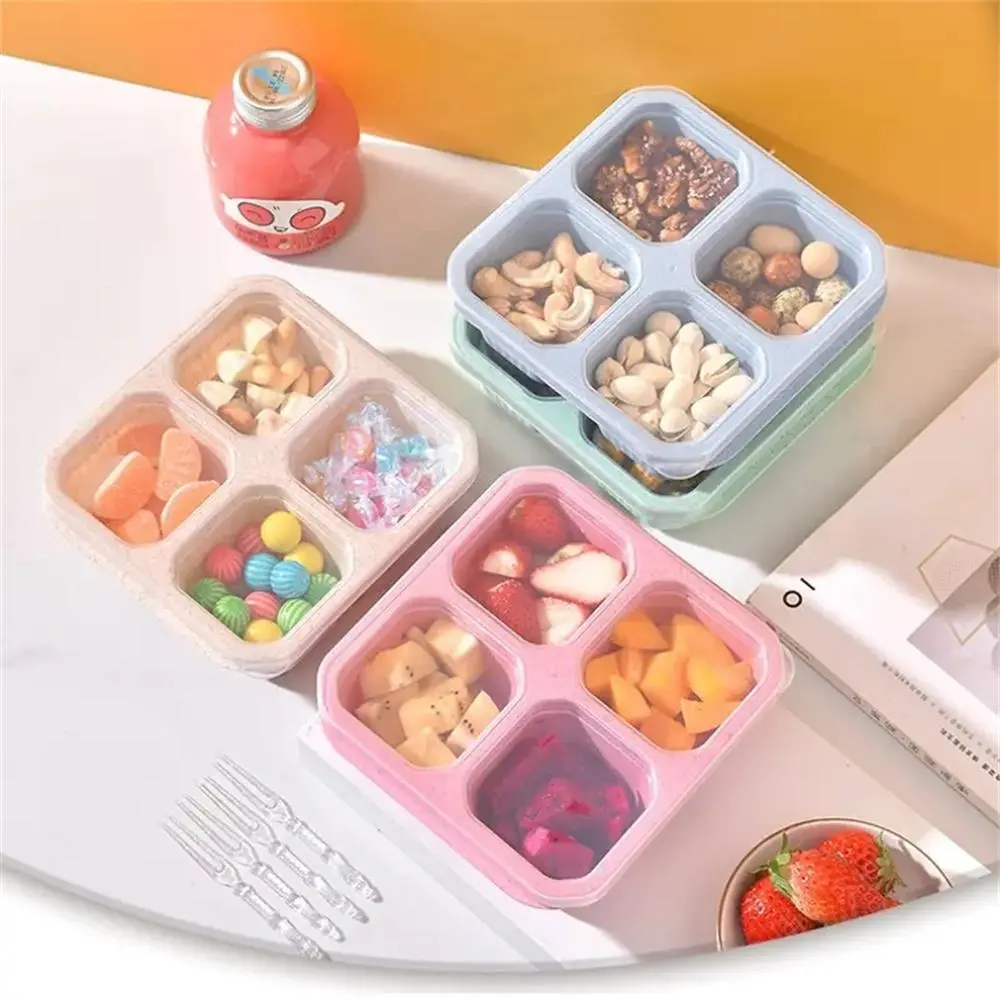 Candy Dried Fruit Bento Box As Valentine's Day Gifts, 1 Piece 4-grid ...