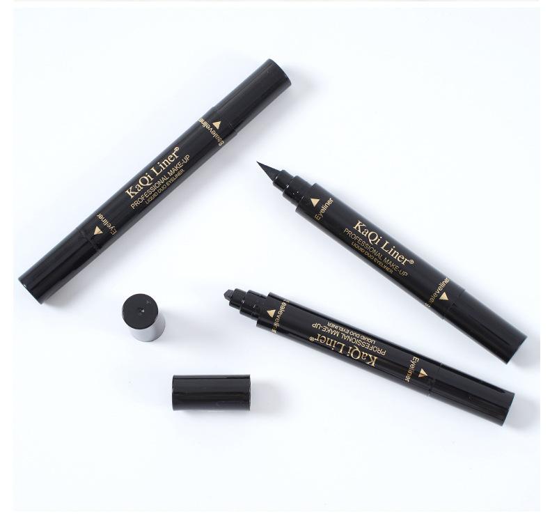 Product Introduction of Double Head Seal Eyeliner Waterproof non-smudging Delta Wing Tail Seal Eyeliner 11
