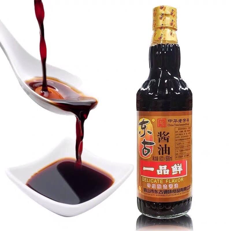 Xì dầu càng cua Nhất Phẩm Tiên 500ml - Sản phẩm gia vị nội địa Trung Quốc chất lượng cao